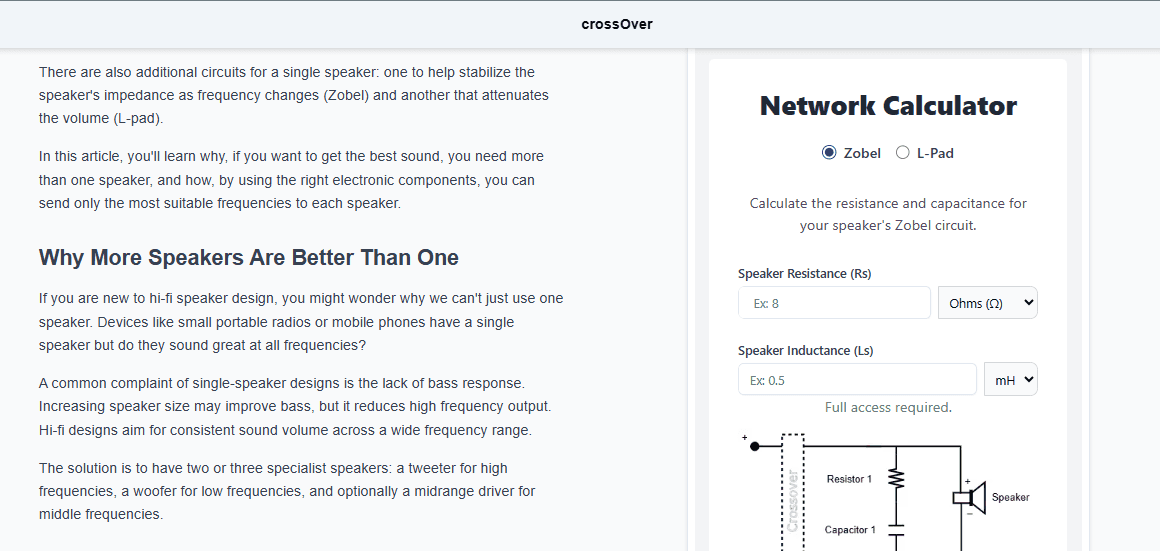 screen circuitskills crossOver calculation 